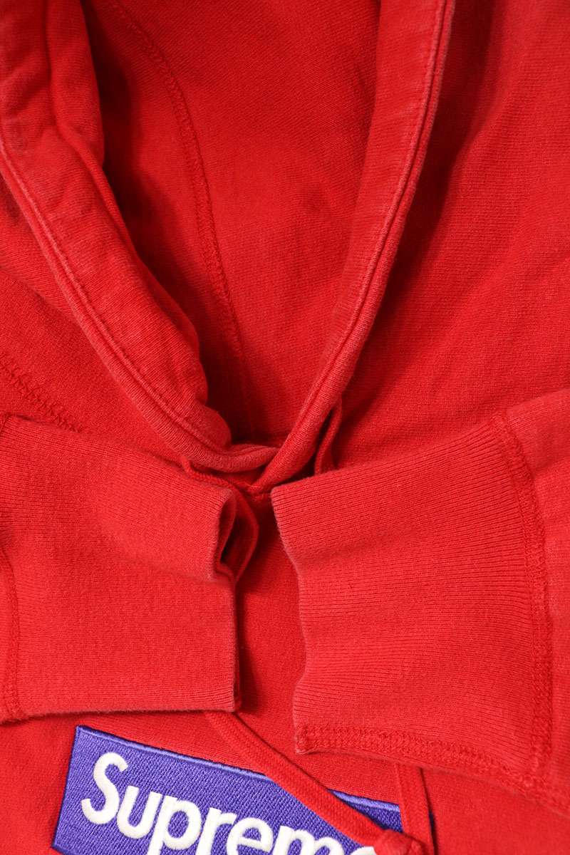SUPREME 17AW Box Logo Hoodie Red Size M
