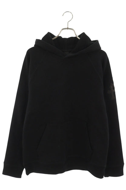 Chrome Hearts Y NOT HD PLVR GYN U Leather Hoodie M Size M