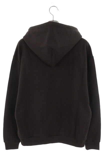LOUISVUITTON 25SS Pearl Embellished Hoodie Brown Size M