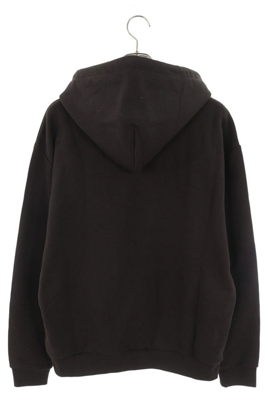 LOUISVUITTON 25SS Pearl Embellished Hoodie Brown Size M