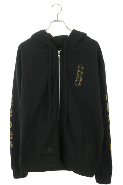 Chrome Hearts Vertical Logo Print Hoodie Multi Size M