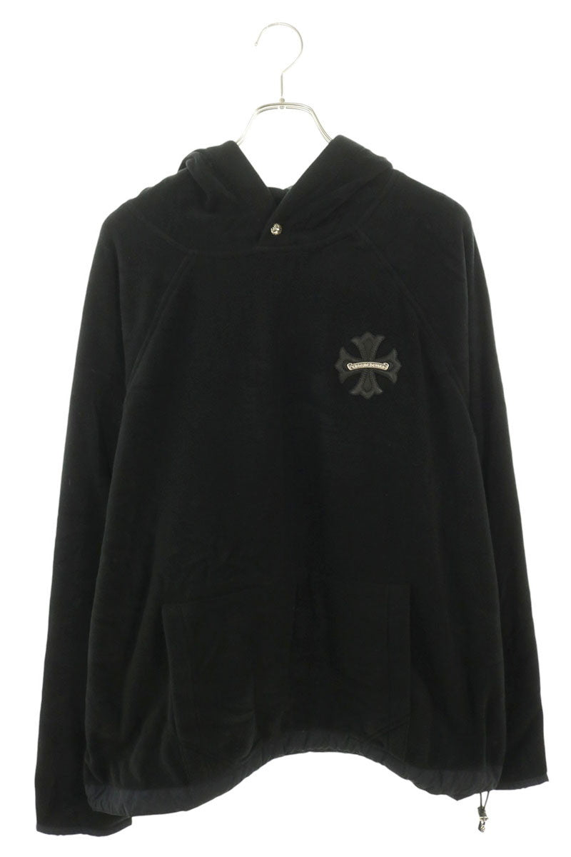 Chrome Hearts CH Patch Pullover Fleece Hoodie Size XXL
