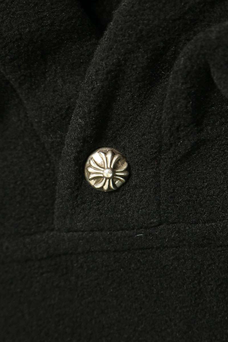 Chrome Hearts CH Patch Pullover Fleece Hoodie Size XXL