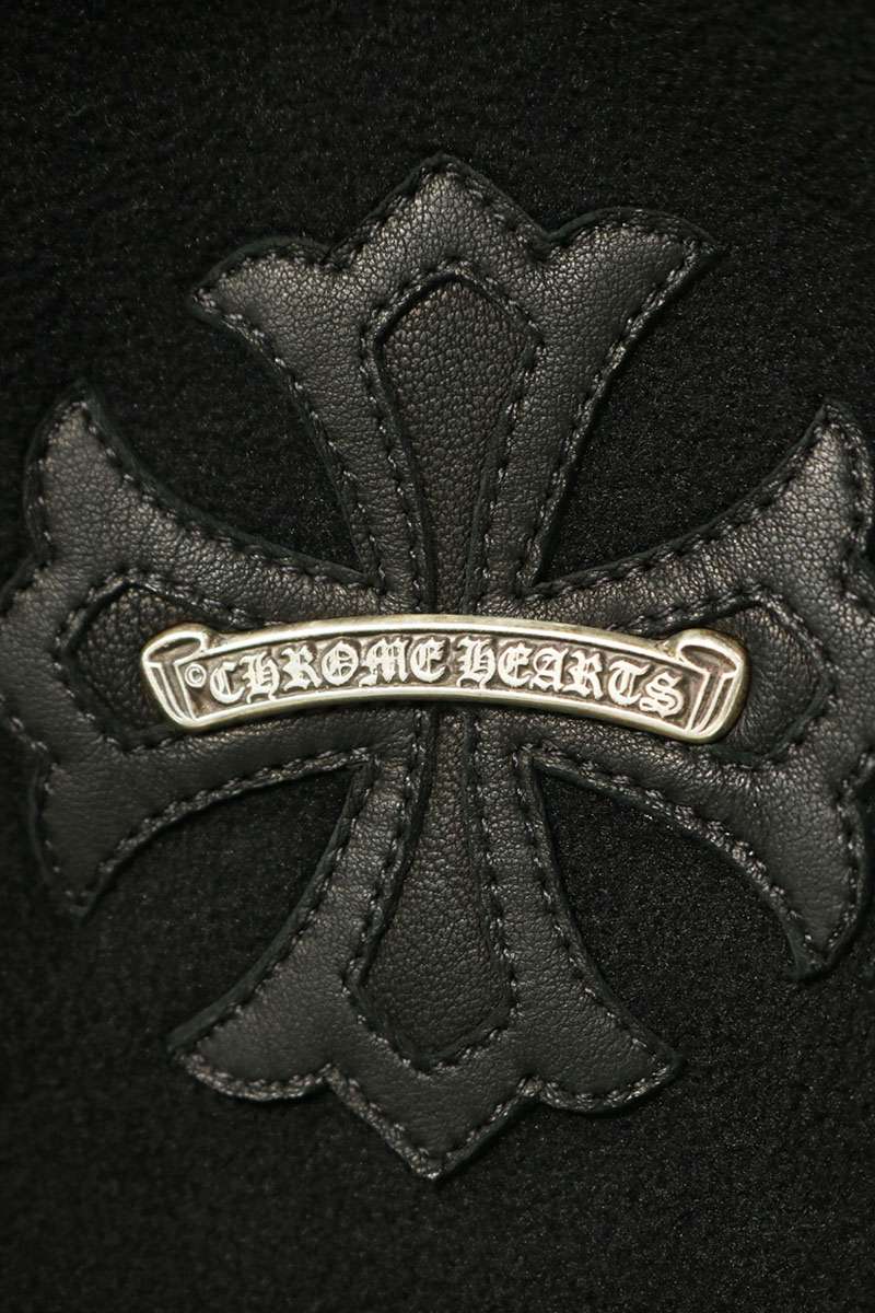 Chrome Hearts CH Patch Pullover Fleece Hoodie Size XXL