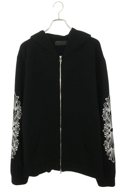 Chrome Hearts Floral Dagger Cashmere Hoodie Black Size XXL