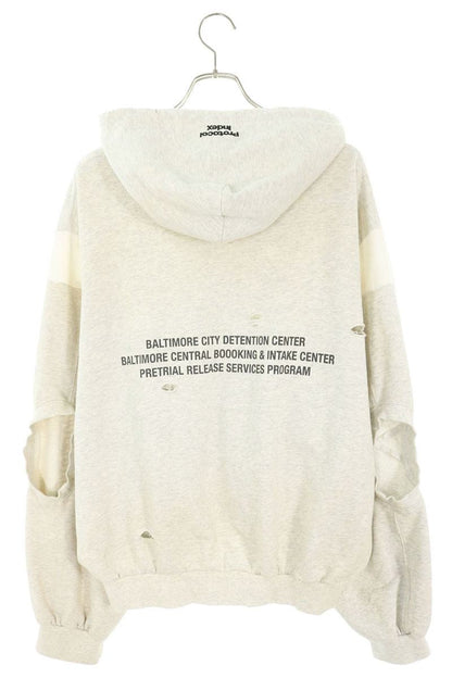 Protocol Index 26SS Vintage Reconstructed Hoodie Gray Size 3