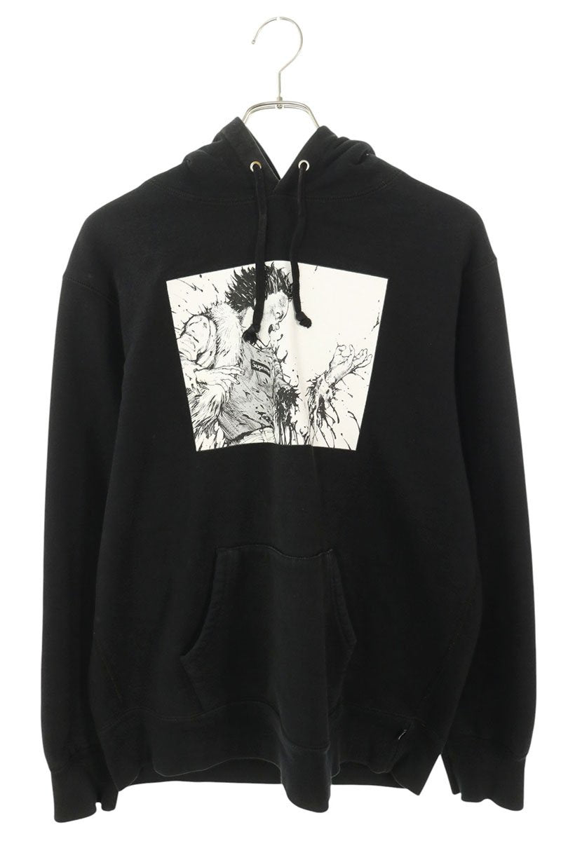 SUPREME 17AW AKIRA Arm Hooded Sweatshirt Black Size M