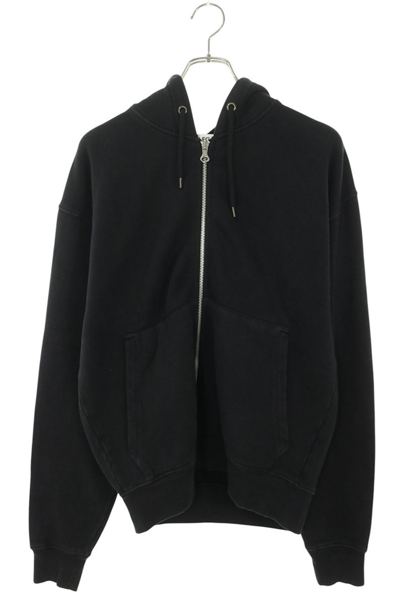 OUR LEGACY RASCAL HOOD Zip-Up Hoodie Black Size 46