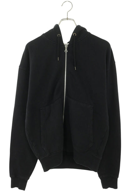 OUR LEGACY RASCAL HOOD Zip-Up Hoodie Black Size 46