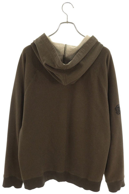 Chrome Hearts GRP Y NOT Dagger Hoodie Khaki Size L