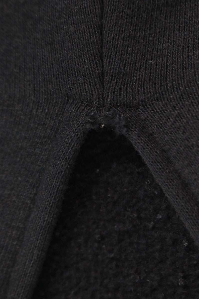 Chrome Hearts Cross Patch Leather Hoodie Black Size M