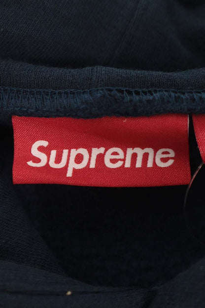 SUPREME 25AW Small Box Logo Pullover Hoodie Navy Size M