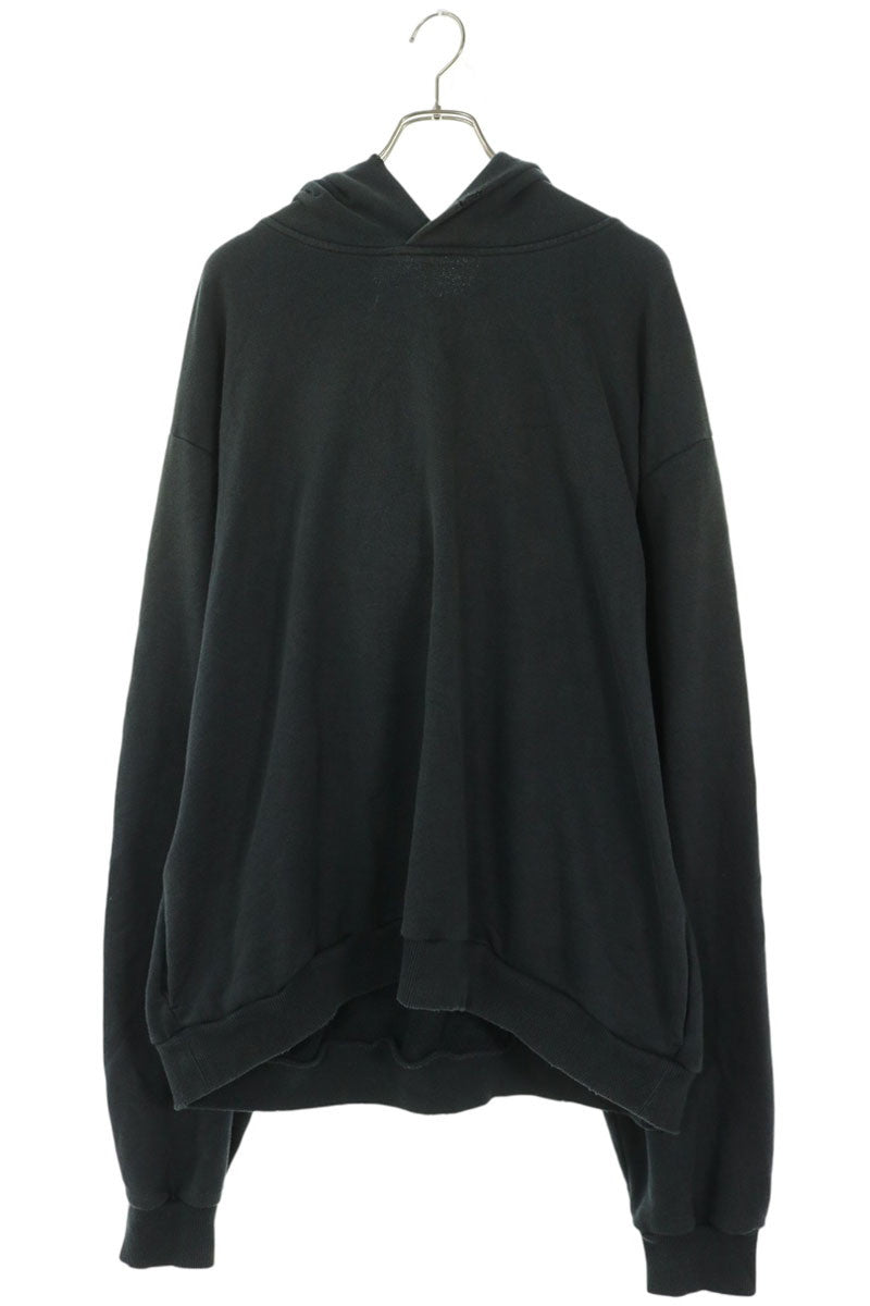 ACNE STUDIOS Vintage Fleece Logo Hoodie Navy Size XXL