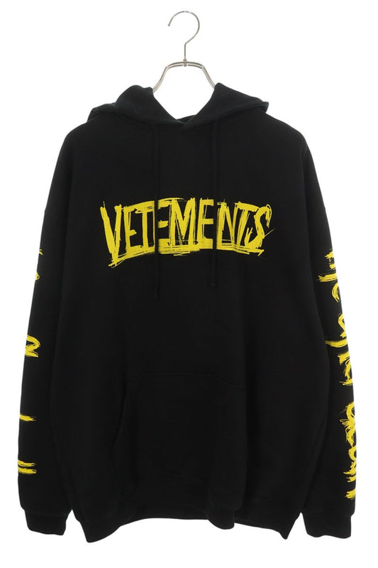 VETEMENTS World Tour Logo Print Hoodie Multi Size XS
