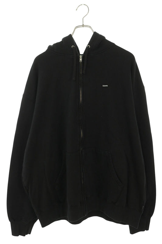 SUPREME 25AW Small Box Zip Up Hoodie Black Size XL