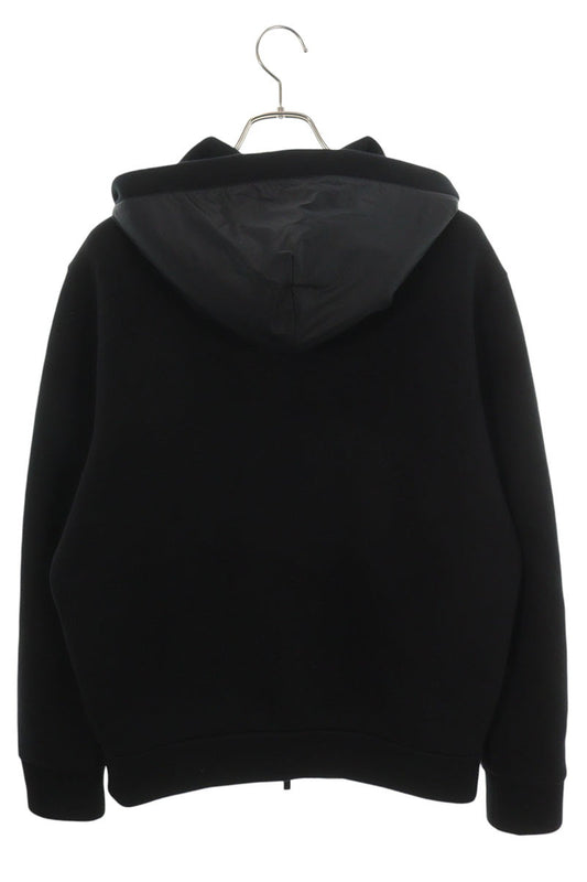 MONCLER Double Zip Logo Patch Hoodie Size M