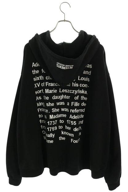 VETEMENTS 16AW Adelaide Oversized Hoodie Black Size XS