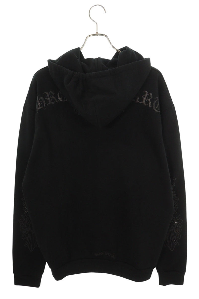 Chrome Hearts Sleeve Floral Arch Logo Hoodie Size L
