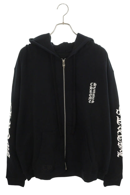 Chrome Hearts Thermal Lined Sleeve Logo Zip Hoodie Size XL