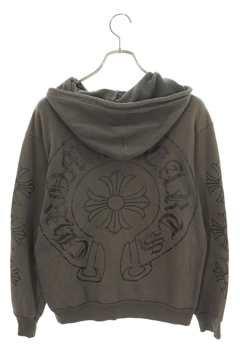 Chrome Hearts Old Horseshoe Dagger Zip Hoodie Size S