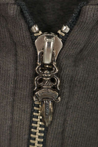 Chrome Hearts Old Horseshoe Dagger Zip Hoodie Size S