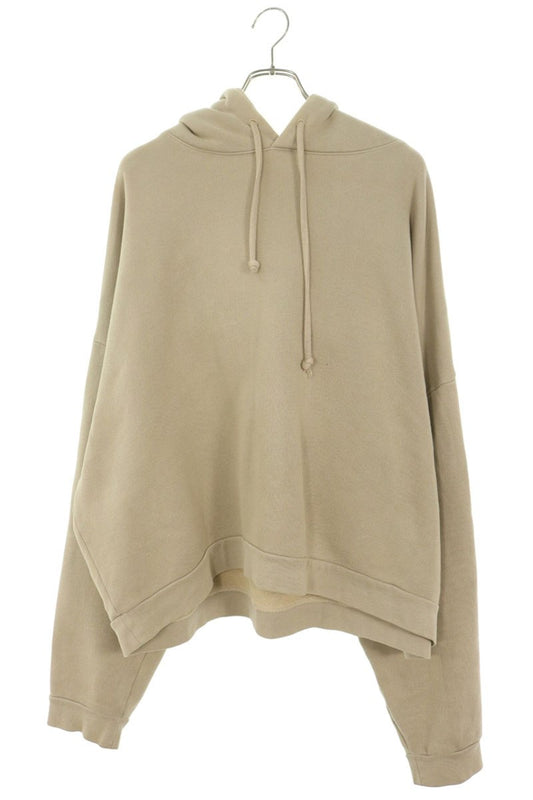 ACNE STUDIOS Back Rubber Logo Patch Hoodie Beige Size L
