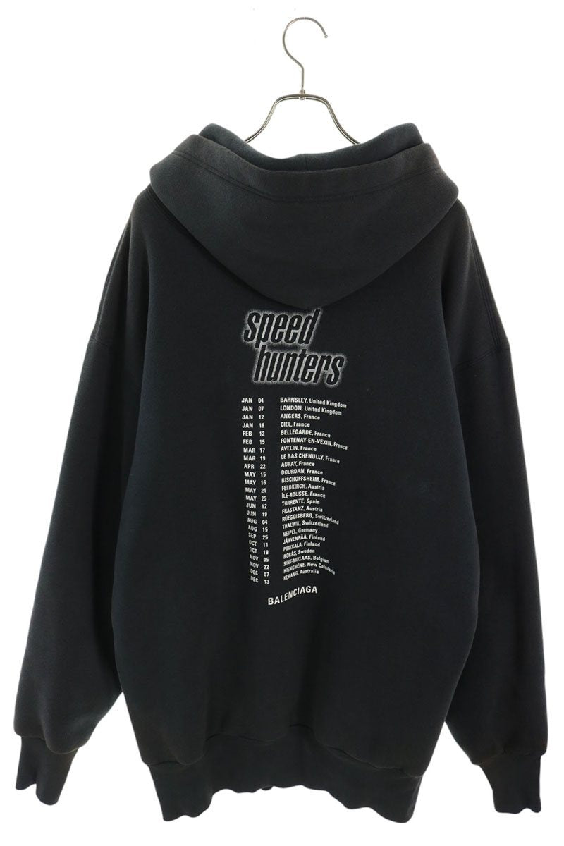BALENCIAGA Speedhunters Hoodie Black Size S