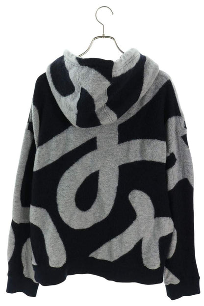 LOEWE Logo Applique Zip Hoodie Multi Size L