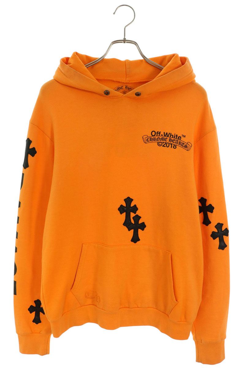 Chrome Hearts x Off-White Cross Patch Hoodie Multi Size M