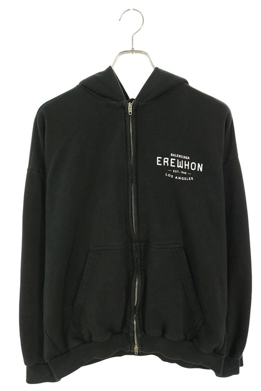BALENCIAGA Erewhon Los Angeles Back Logo Hoodie Black Size S