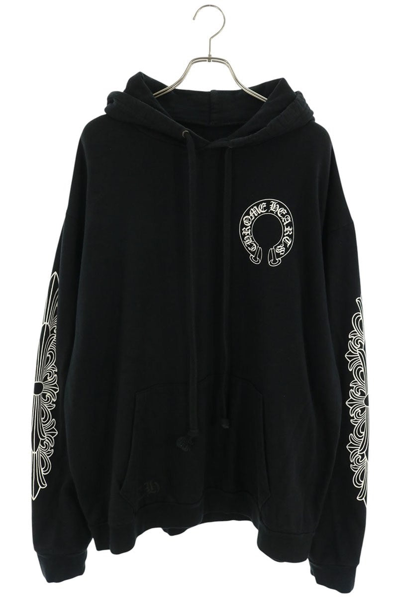 Chrome Hearts SWTSHRT PLVR Floral Horseshoe Hoodie Size XL