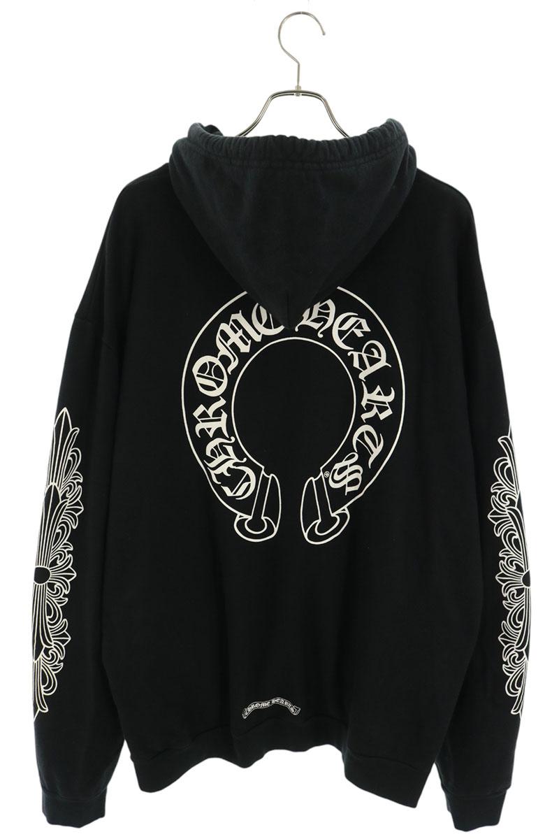 Chrome Hearts SWTSHRT PLVR Floral Horseshoe Hoodie Size XL