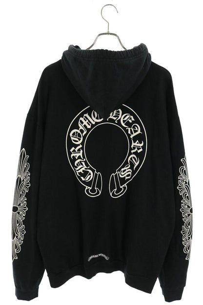Chrome Hearts SWTSHRT PLVR Floral Horseshoe Hoodie Size XL
