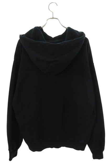 SAINT MICHAEL Front Print Hoodie Black Size XL