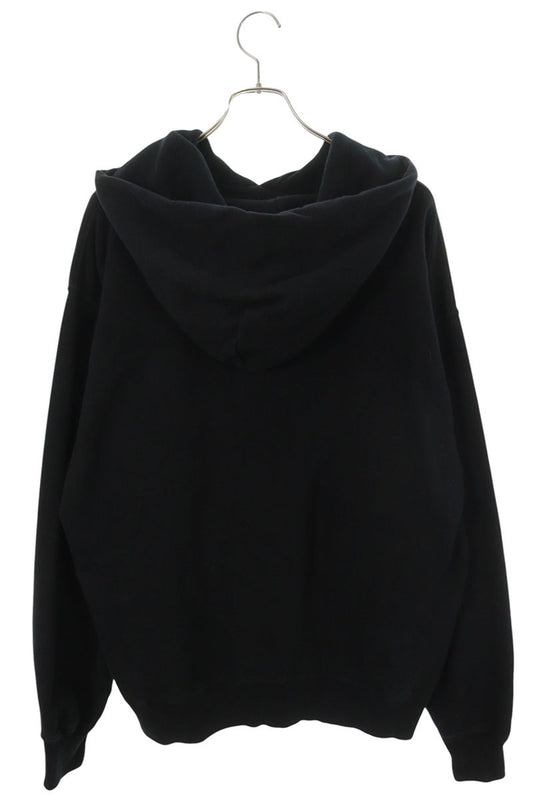 SAINT MICHAEL Front Print Hoodie Black Size XL