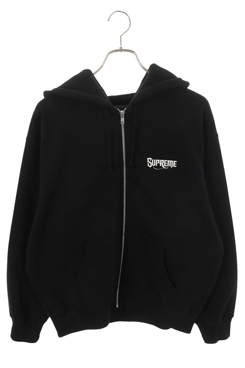 SUPREME 24AW Mister Cartoon Zip Up Hoodie Black Size M