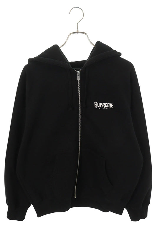 SUPREME 24AW Mister Cartoon Zip Up Hoodie Black Size M