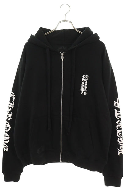 Chrome Hearts THRML HD ZIP Thermal Lined Logo Hoodie Size M