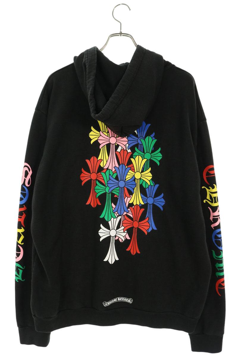 Chrome Hearts Multi Cemetery Cross Print Hoodie Size L