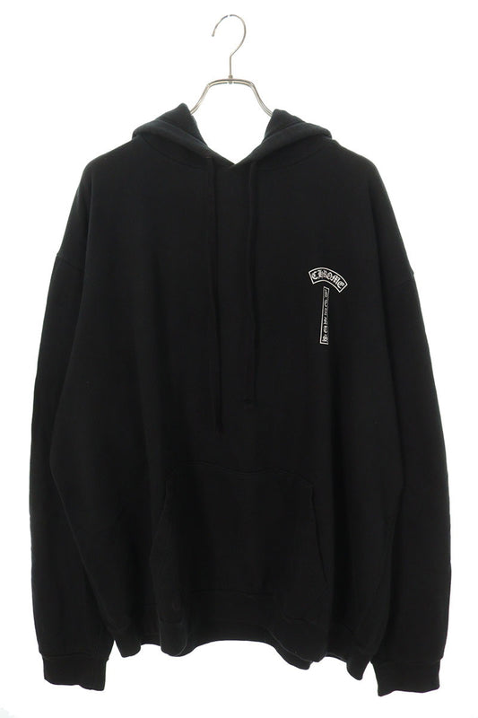 Chrome Hearts T-Bar Logo Print Pullover Hoodie Size XXL