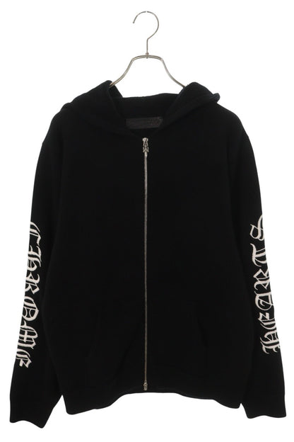 Chrome Hearts U LIFE SENTENCE ZIP HD Cashmere Hoodie Size L