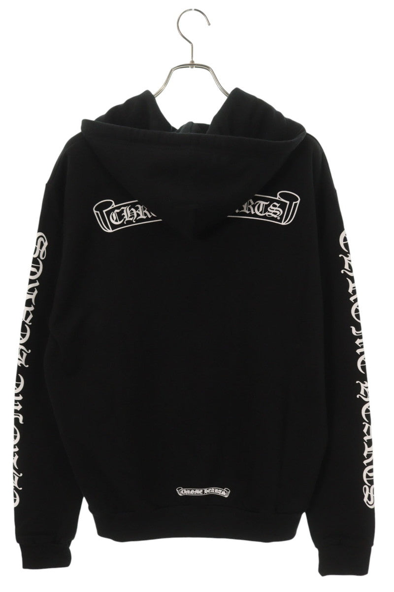 Chrome Hearts SWTSHRT HD PLVR Back Scroll Hoodie Size S