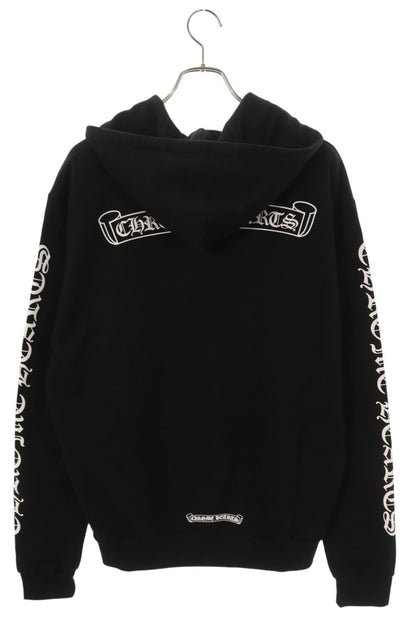 Chrome Hearts SWTSHRT HD PLVR Back Scroll Hoodie Size S
