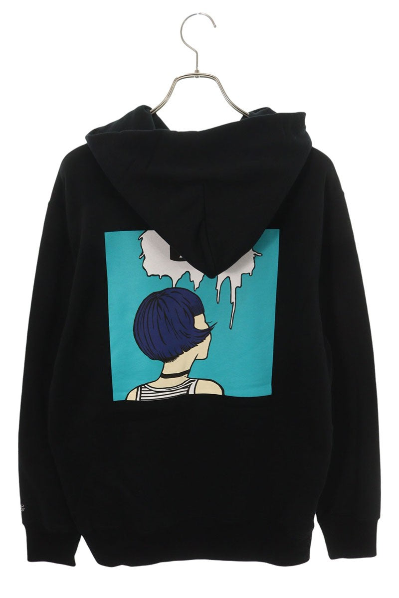 GOD SELECTION XXX Graphic Print Hoodie Black Size L