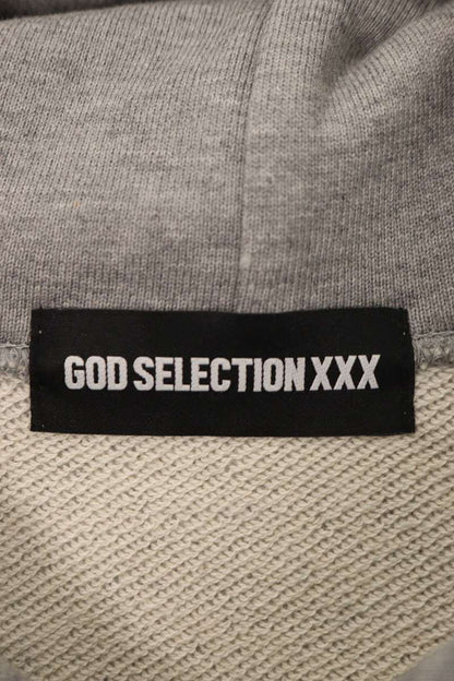 GOD SELECTION XXX Gray Graphic Print Hoodie Size L