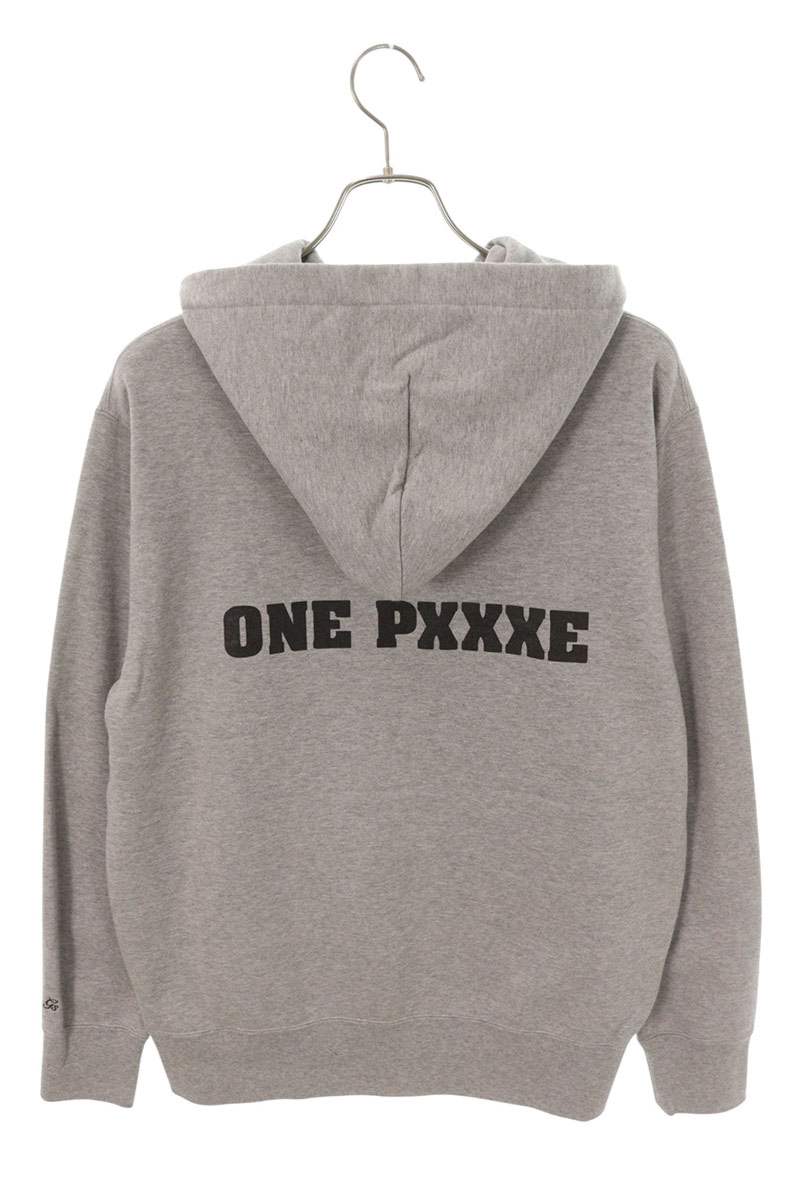GOD SELECTION XXX Character Print Cotton Hoodie Gray Size L