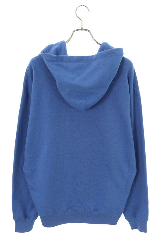 GOD SELECTION XXX Logo Embroidery Hoodie Blue Size L