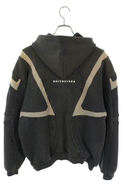 BALENCIAGA Unity Sports Icon Faded Zip-Up Hoodie Size 2
