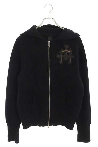 Chrome Hearts BAIT&TACKLE Cashmere Cross Zip Hoodie Size S