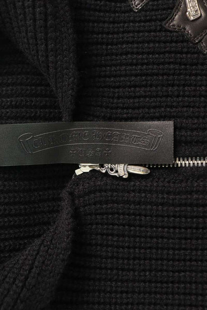 Chrome Hearts BAIT&TACKLE Cashmere Cross Zip Hoodie Size S